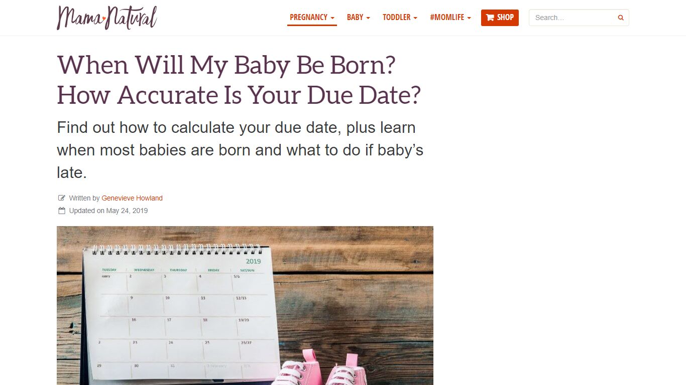 When Will My Baby Be Born? How Accurate Is Your Due Date? - Mama Natural