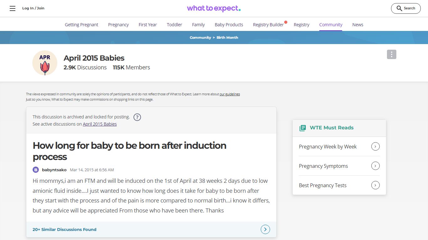 How long for baby to be born after induction process