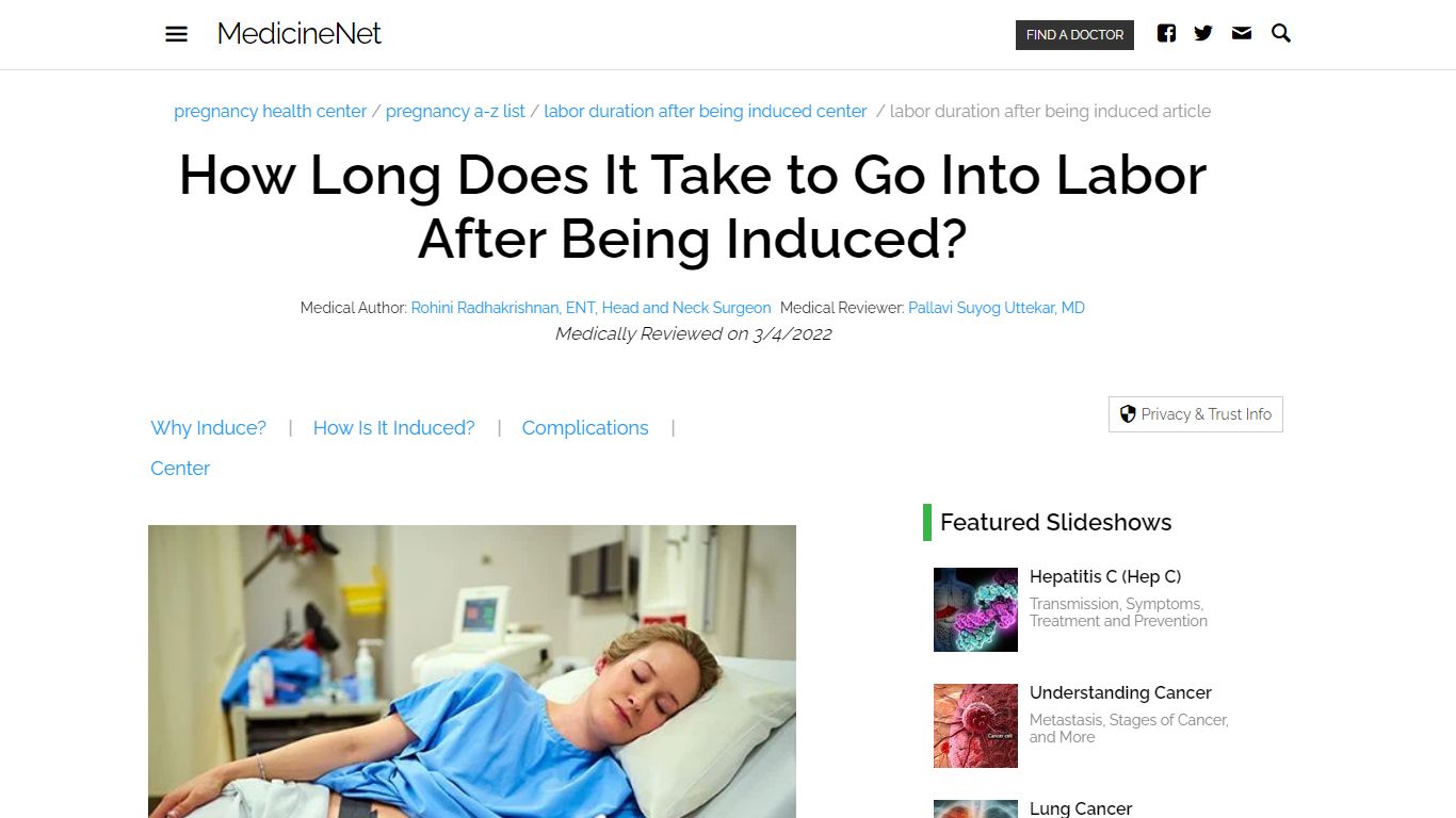 How Long Does It Take to Go Into Labor After Being Induced? - MedicineNet